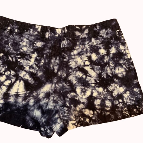 GAP Linen Blend Tie Dye Shorts Sz 2 - Picture 2 of 12